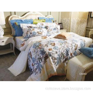 Pretty Floral Bedding Sets Girls , Elegant Simple Flat Shee